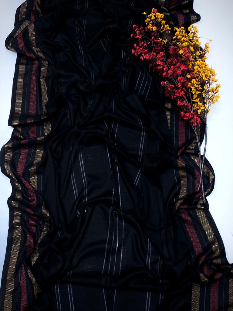 Linen printed shawl