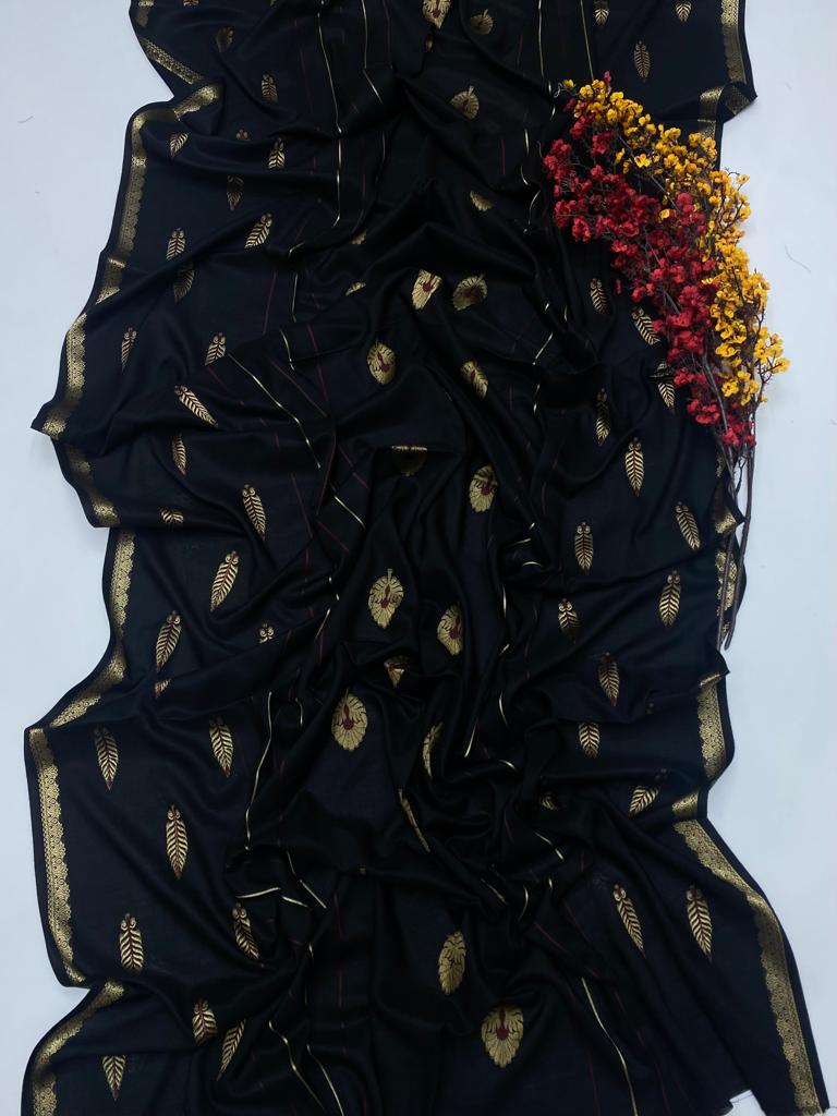 Linen printed shawl