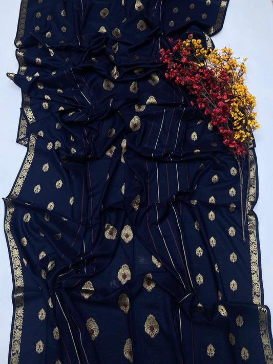 Linen printed shawl